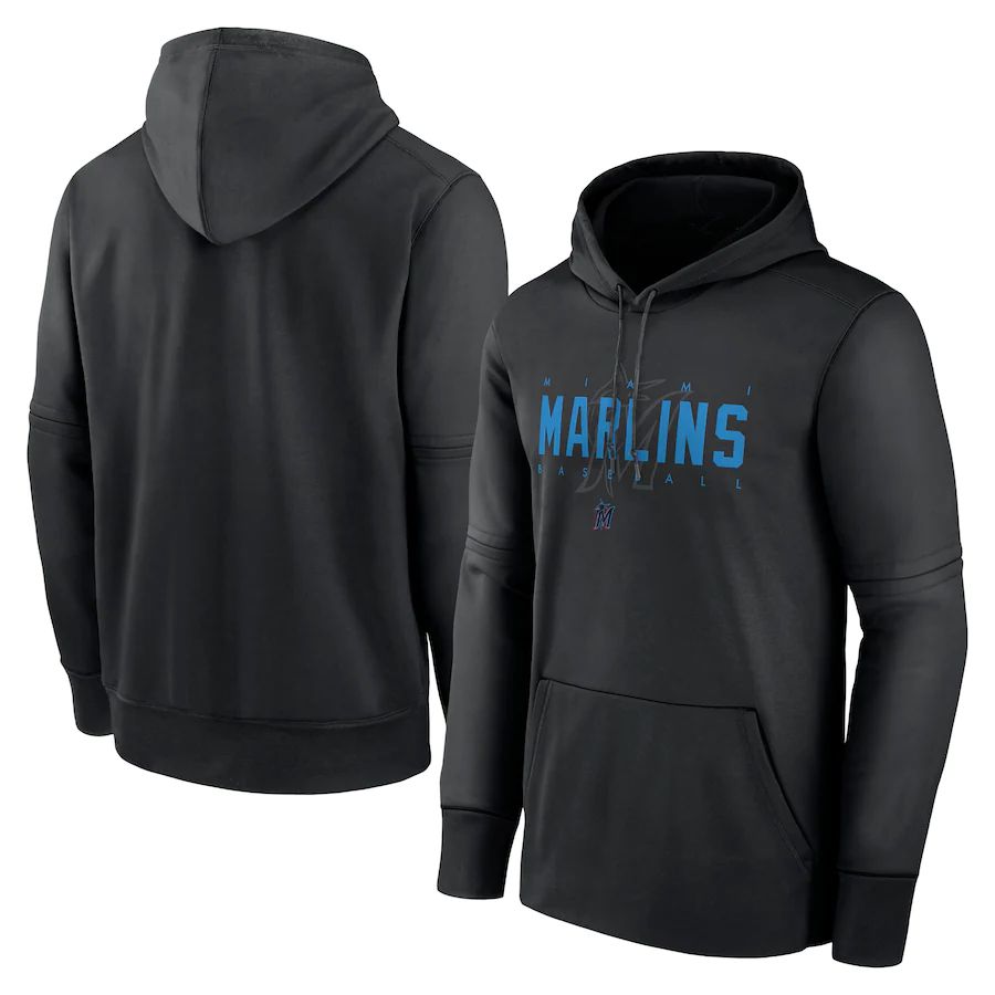 Men 2023 MLB Miami Marlins black Sweatshirt style 1->new york yankees->MLB Jersey